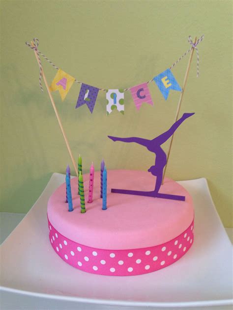 birthday gymnastics cake|diy gymnastics birthday cakes.